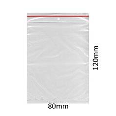 Sáčky ZIP LDPE 80x120mm 100ks/10bal/16box